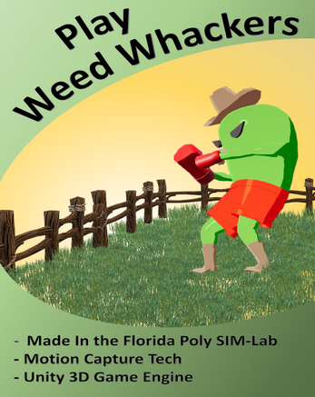 Weed Wacker game image from the S.I.M. Lab Game Expo project